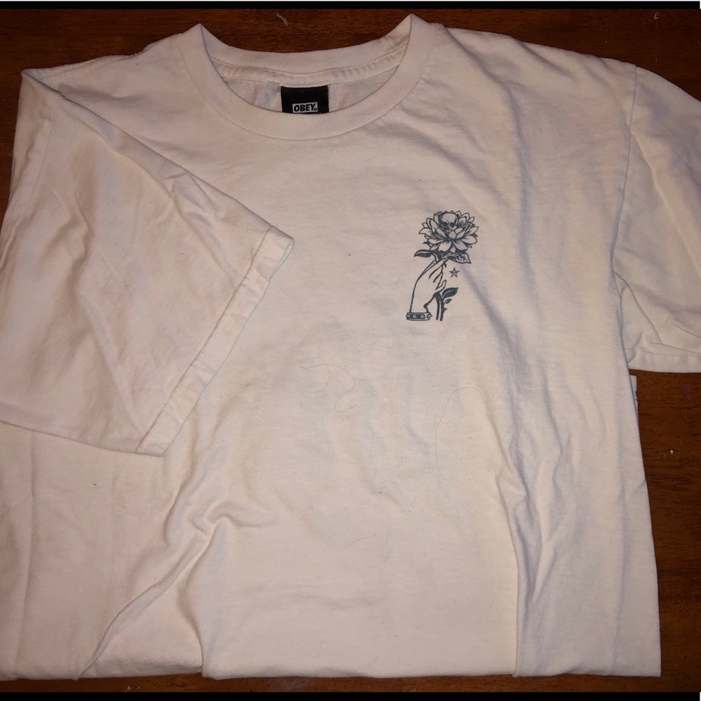 White Obey Shirt 😌